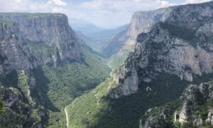Trekking in the Pindus Mountains of northern Greece